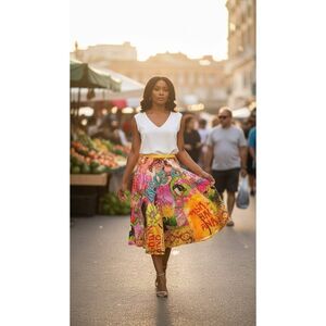 Boho dance skirt